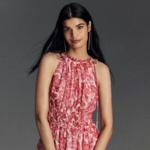 Anthropologie The Somerset Mini Dress Halter Edition (New XL)